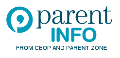 Parent Info logo linked to the Parent Info from CEOP website